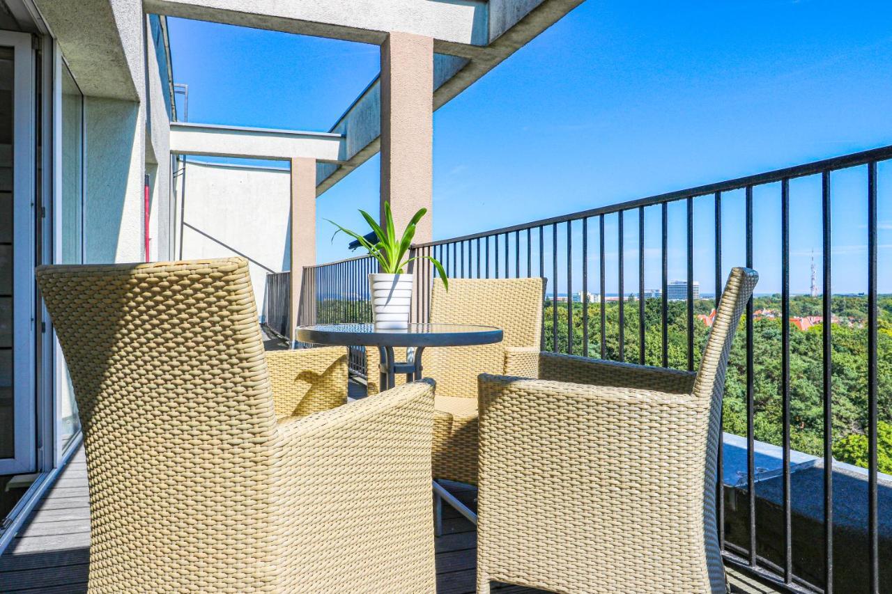 Apartament Morena Z Widokiem Z Tarasu Na Morze Swinemünde Exterior foto